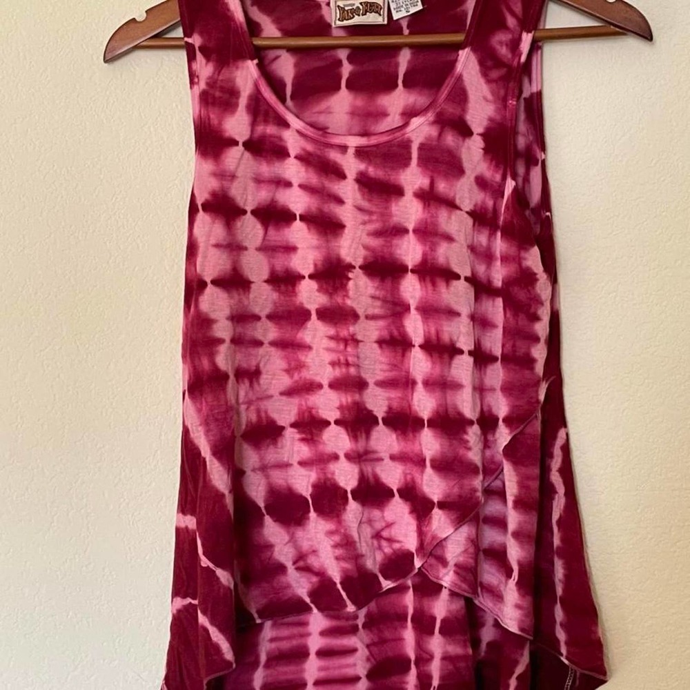 Flowey hippie tie dye tank top